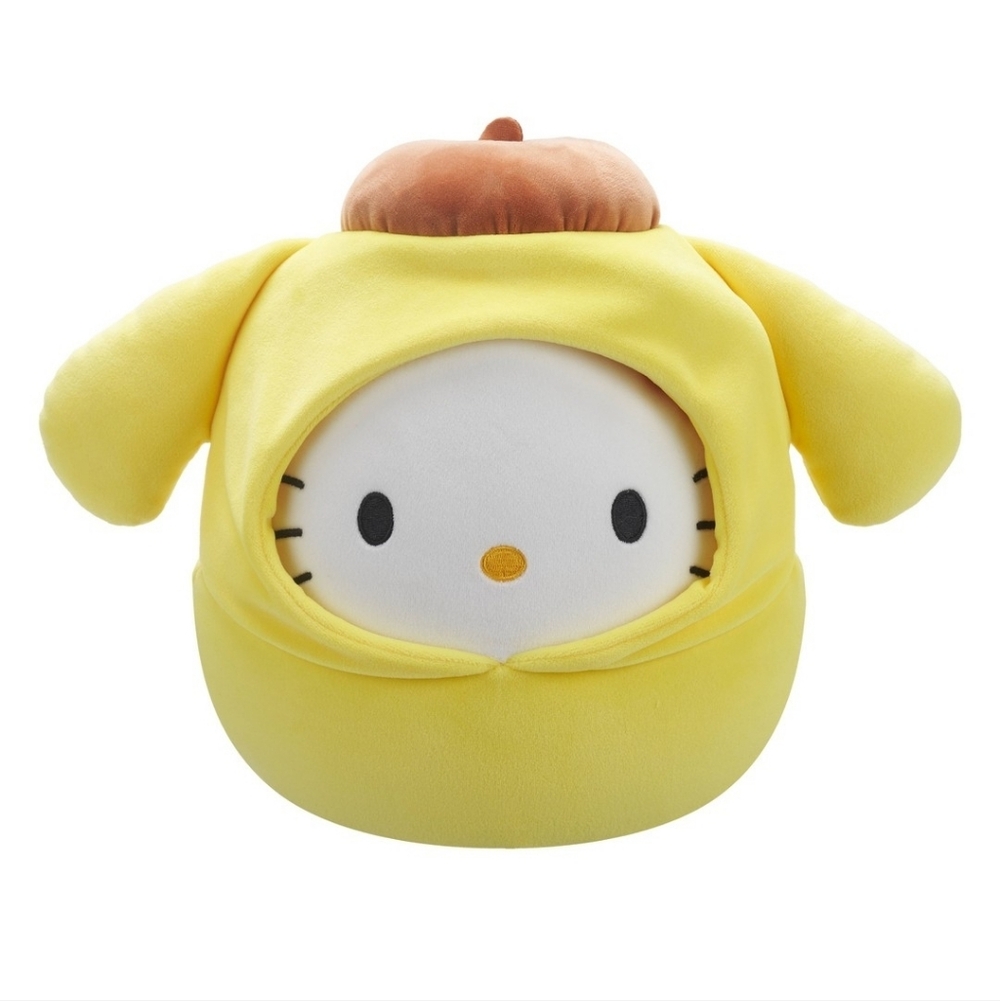 Hello Kitty 8" Squishmallows In Pompompurin Hoodie Nwt